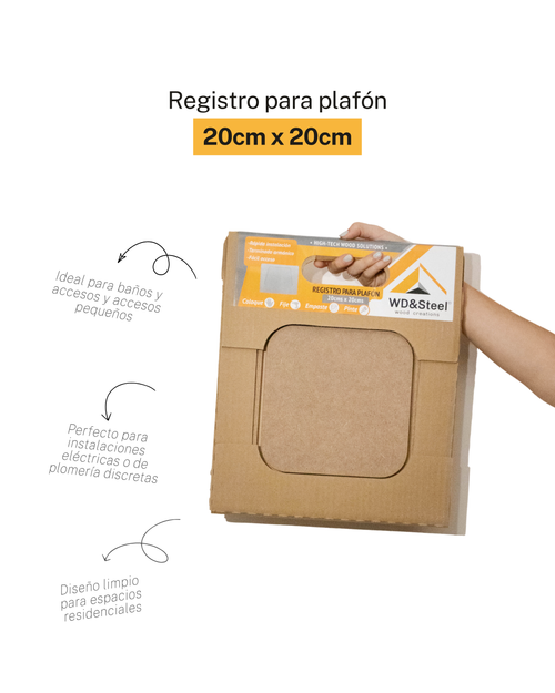 Tapa de Registro de Plafon MDF 20X20